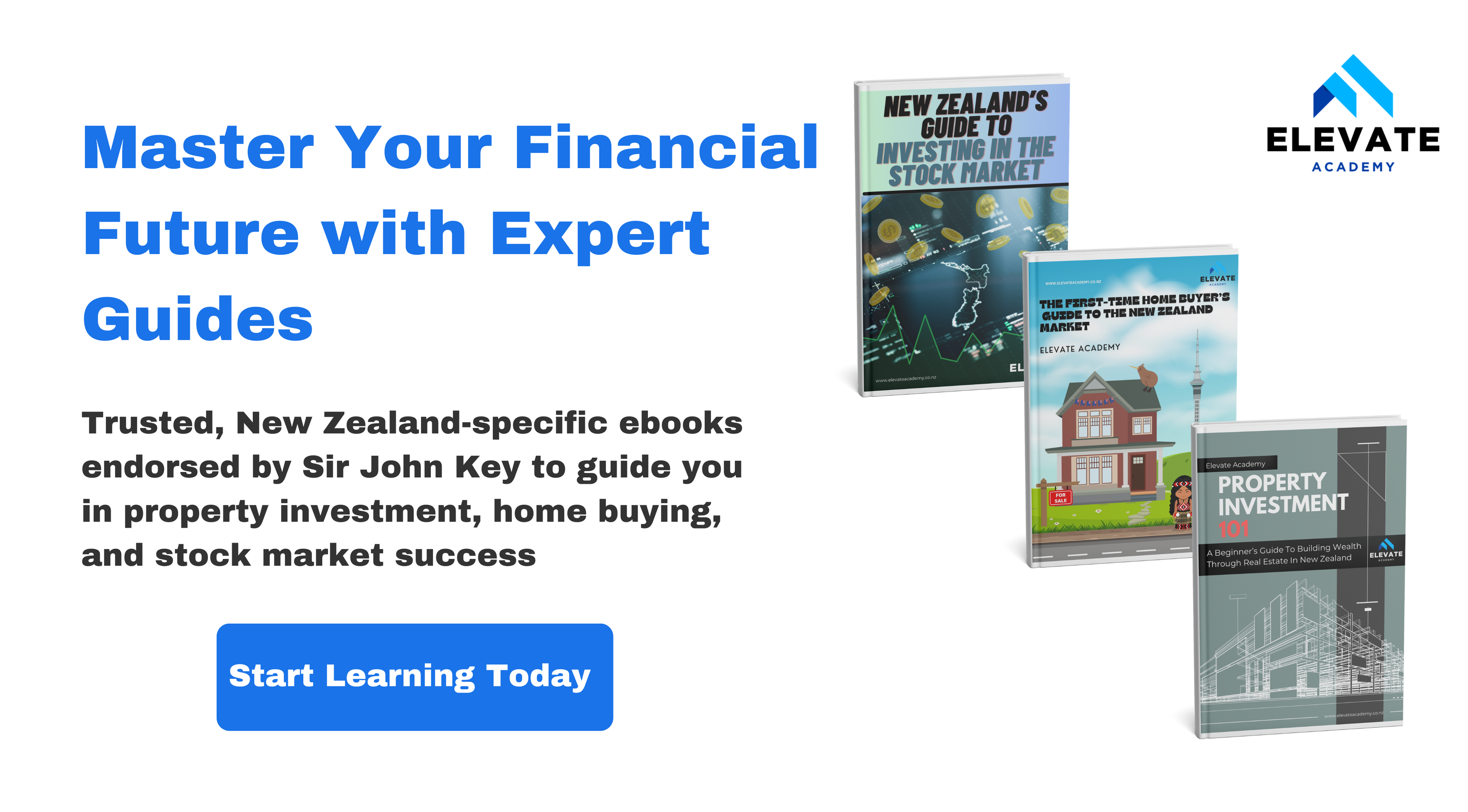 Elevate Academy Ebooks on finance and property